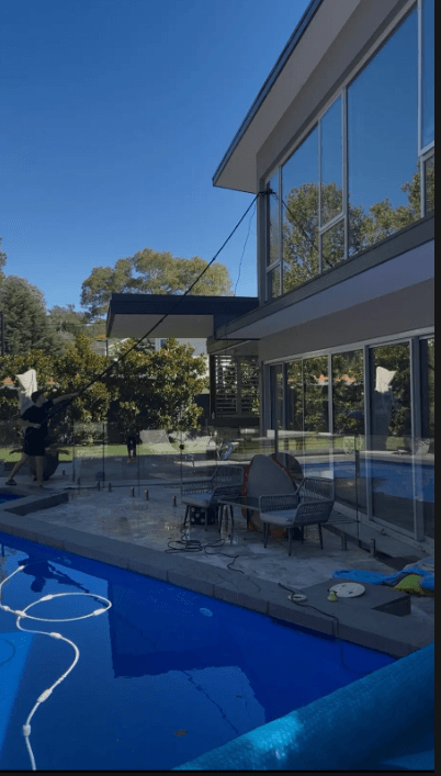 Pool-side exterior, Canberra